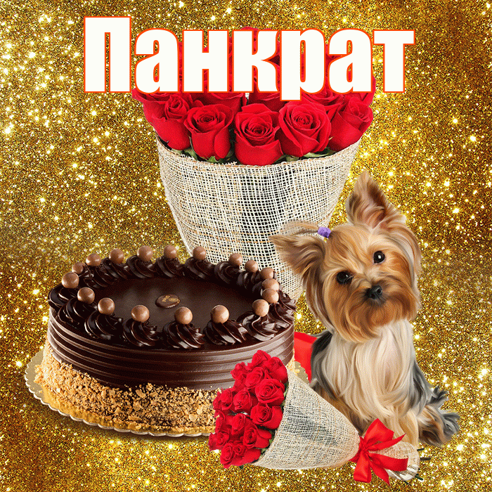 Панкрат! С 8 марта! Красивая открытка Панкрату!