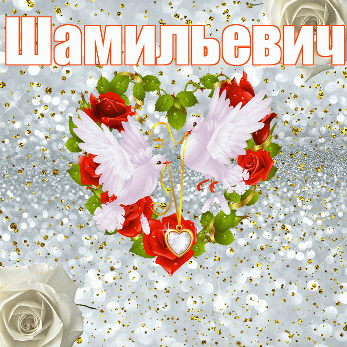Шамильевич! С годовщиной свадьбы! Красивая открытка Шамильевичу!