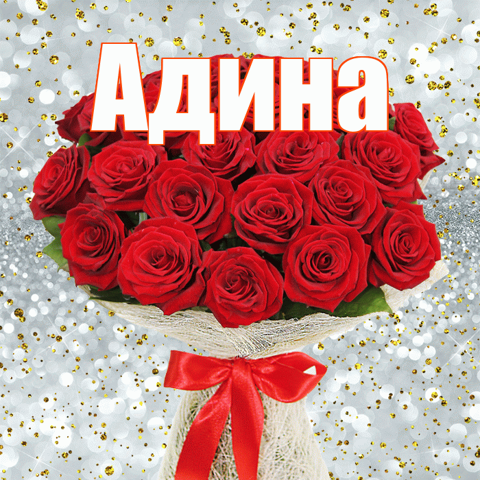 Адина! С днем бухгалтера! Красивая открытка Адине!