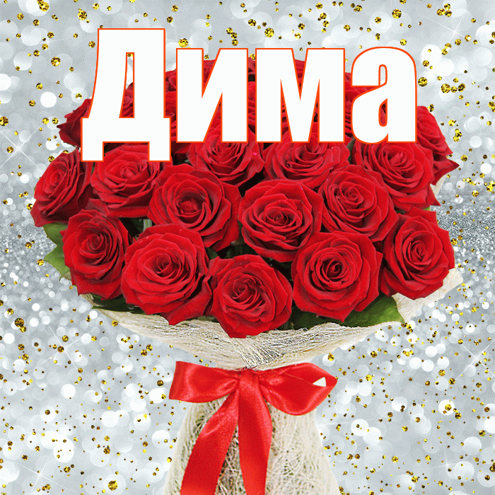 Дима! С днем бухгалтера! Красивая открытка Диму!
