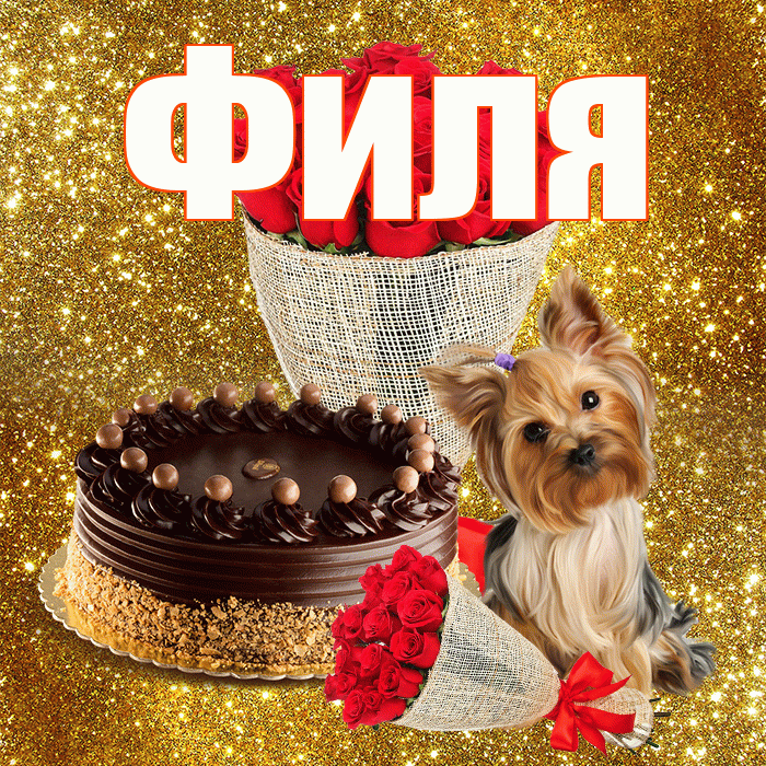 Филя! С днем бухгалтера! Красивая открытка Филе!