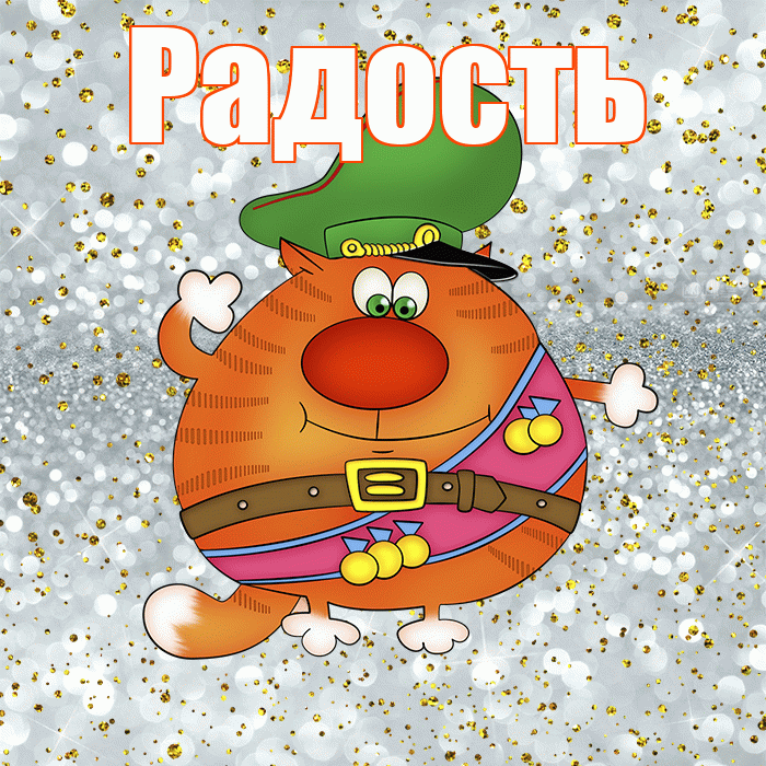 Радость! С днём защитника Отечества! Красивая открытка Радости!