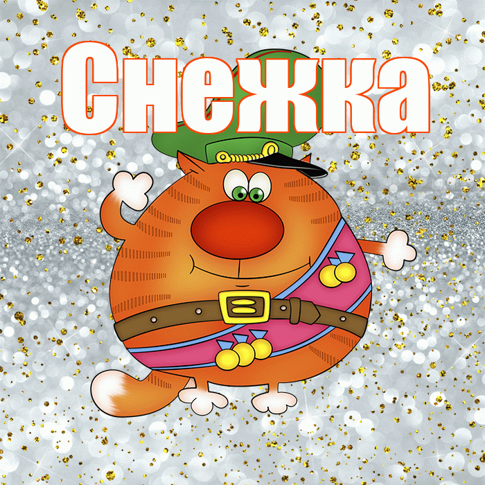 Снежка! С днём защитника Отечества! Красивая открытка !