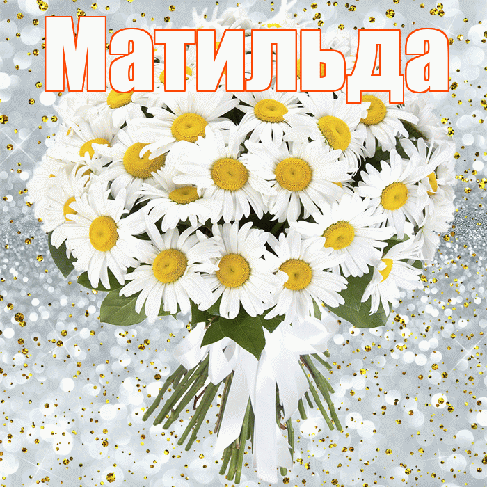 Матильда! С днём рождения! Красивая открытка Матильде!