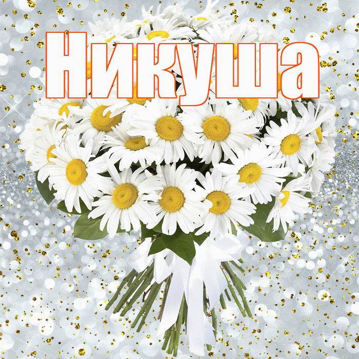 Никуша! С днём рождения! Красивая открытка !