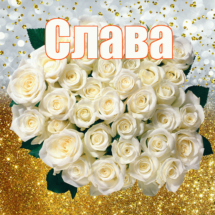 Слава! С днём рождения! Красивая открытка Славе!