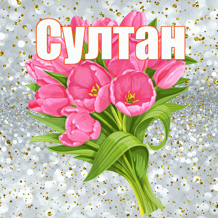 Султан! С днём рождения! Красивая открытка Султану!