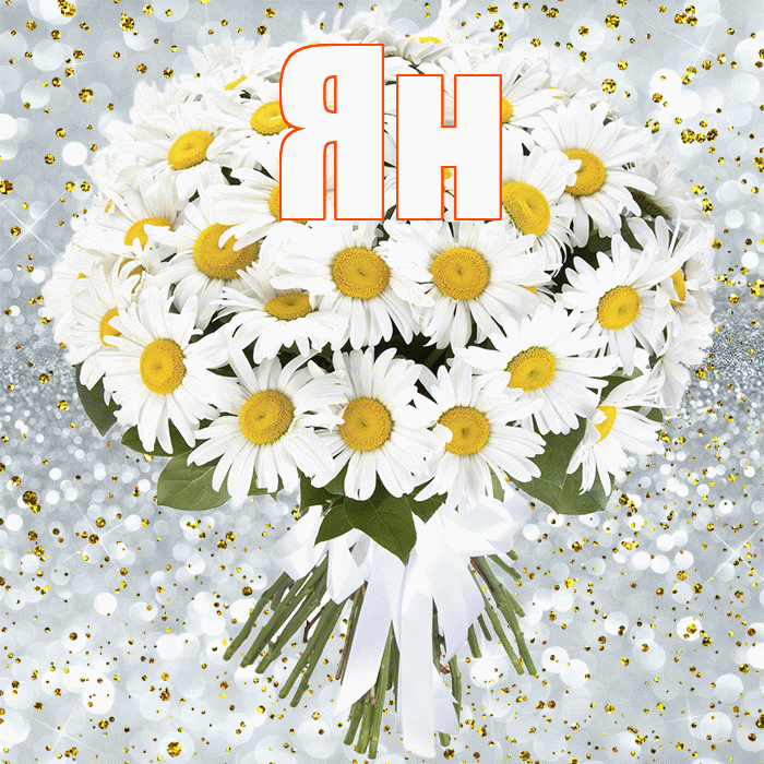 Ян! С днём рождения! Красивая открытка Яну!