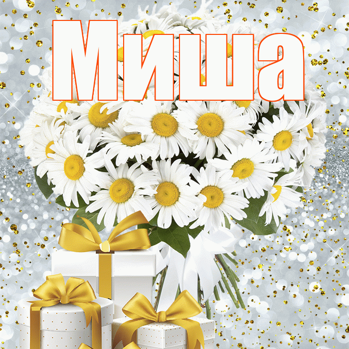 Миша! С днём учителя! Красивая открытка Мише!