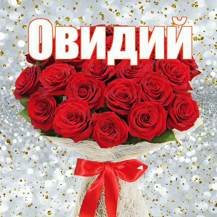 Овидий! С днём учителя! Красивая открытка Овидию!