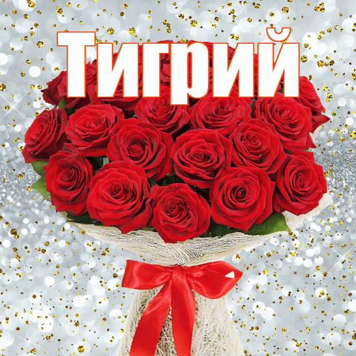 Тигрий! С днём цветов! Красивая открытка Тигрии!