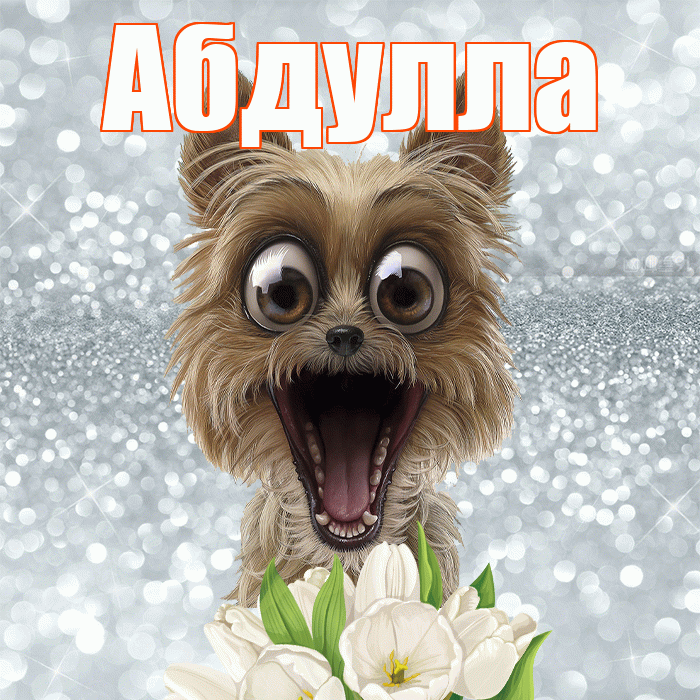 Абдулла! С добрым утром! Красивая открытка Абдулле!