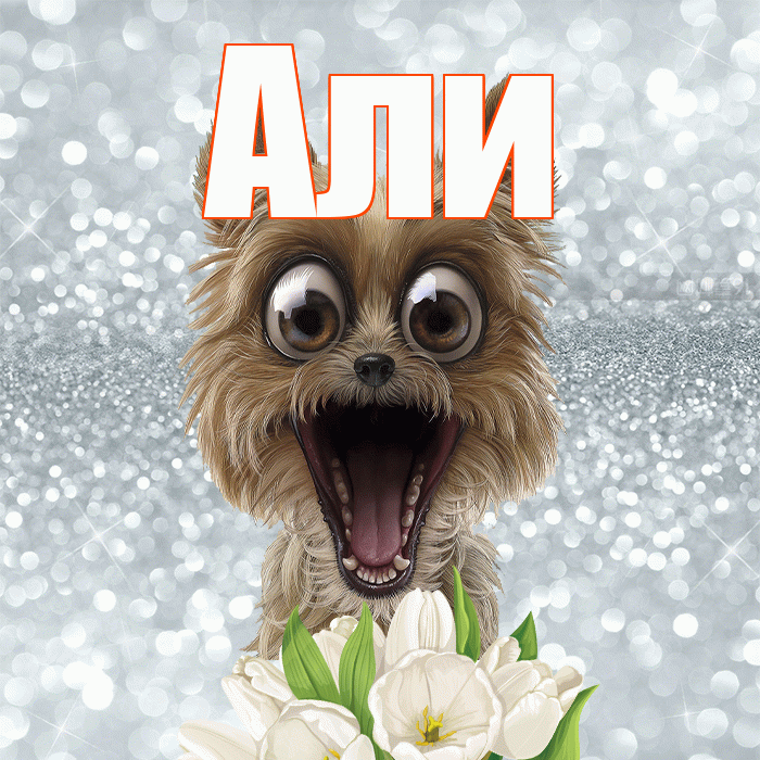 Али! С добрым утром! Красивая открытка Али!