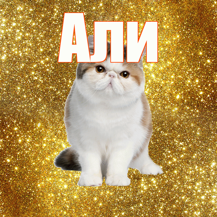 Али! С добрым утром! Красивая открытка Али!