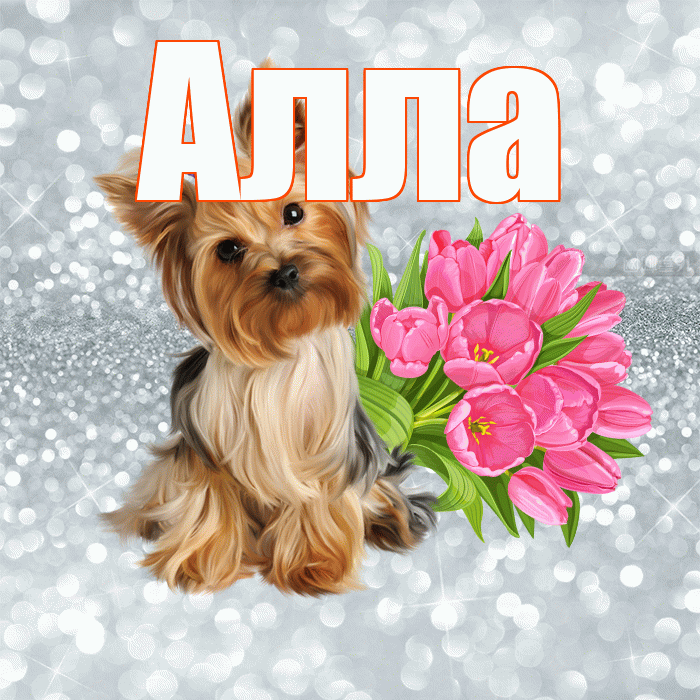 Алла! С добрым утром! Красивая открытка Алле!
