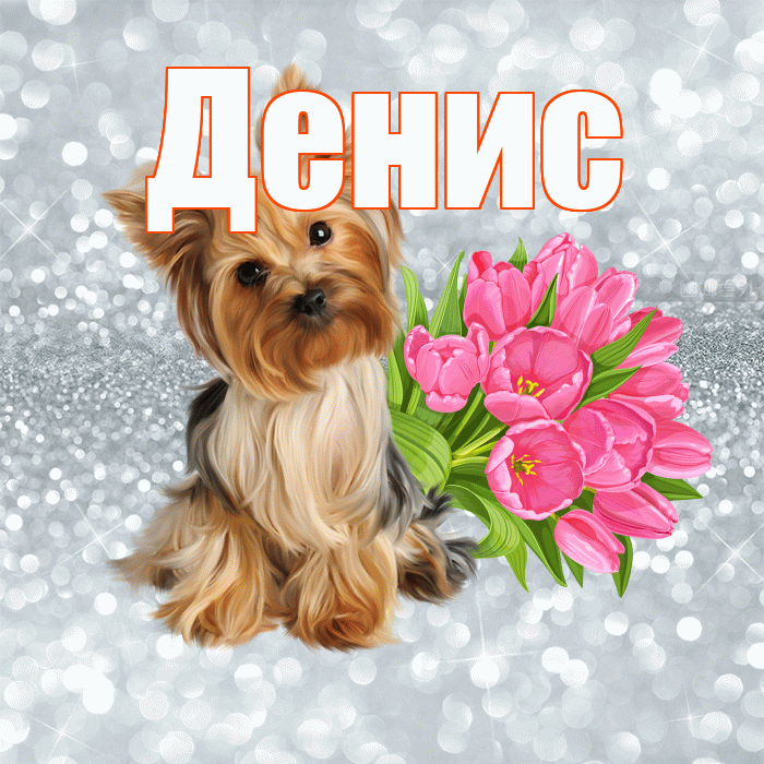 Денис! С добрым утром! Красивая открытка Денису!