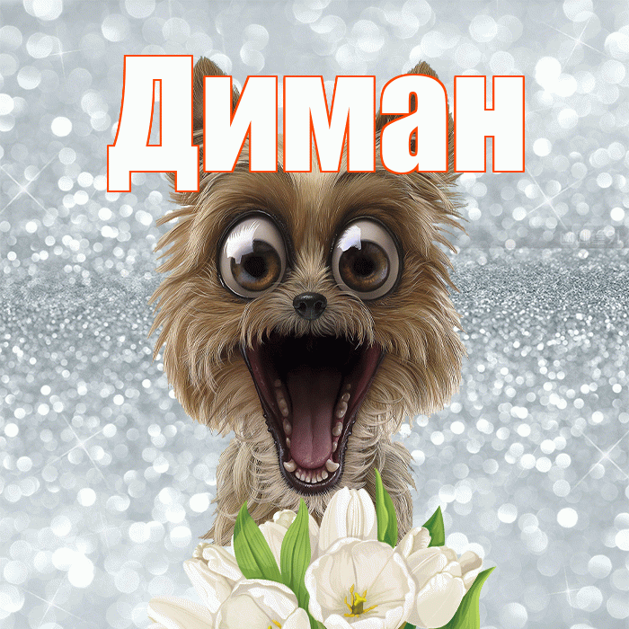 Диман! С добрым утром! Красивая открытка !