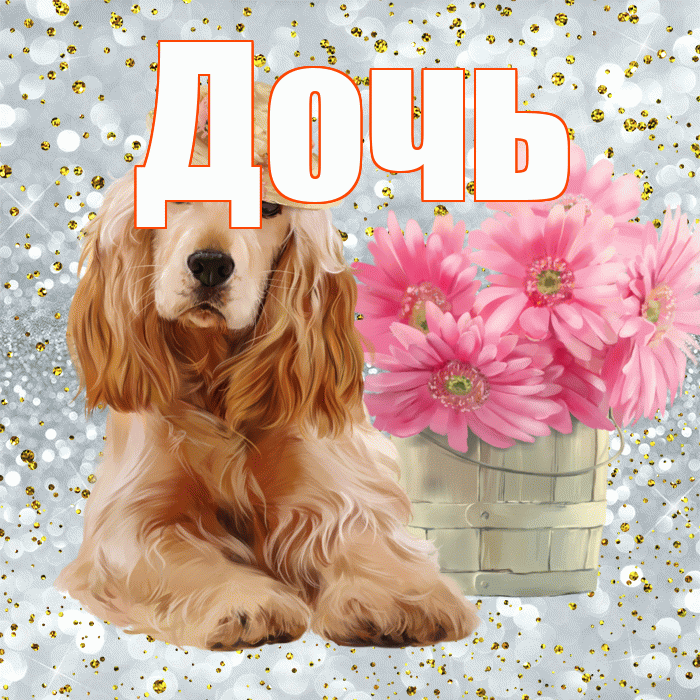 Дочь! С добрым утром! Красивая открытка Дочери!