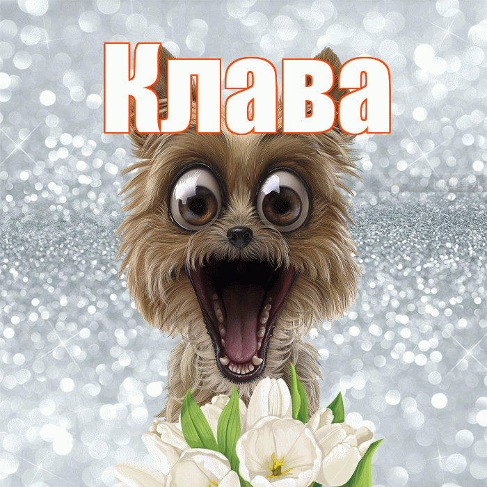 Клава! С добрым утром! Красивая открытка Клаве!