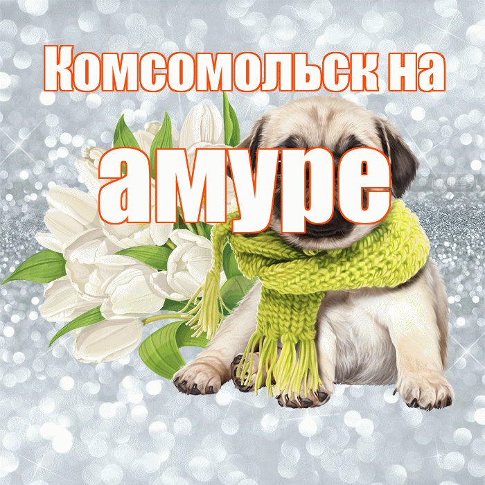Комсомольск на амуре! С добрым утром! Красивая открытка !