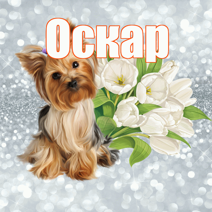Оскар! С добрым утром! Красивая открытка Оскару!