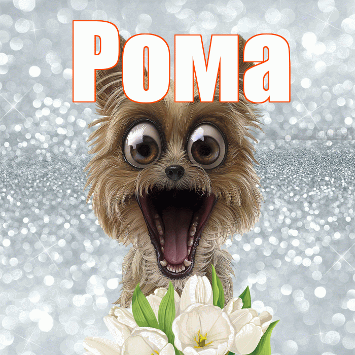 Рома! С добрым утром! Красивая открытка Рому!