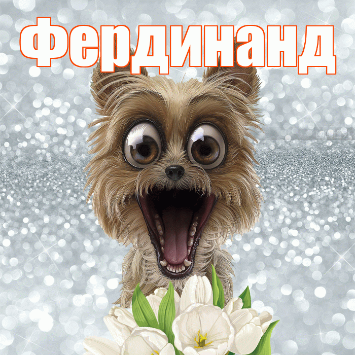 Фердинанд! С добрым утром! Красивая открытка Фердинанду!