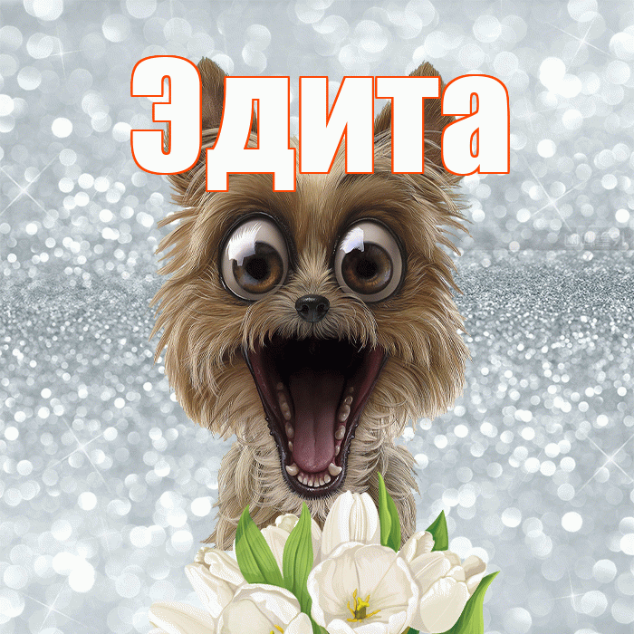 Эдита! С добрым утром! Красивая открытка Эдитовне!