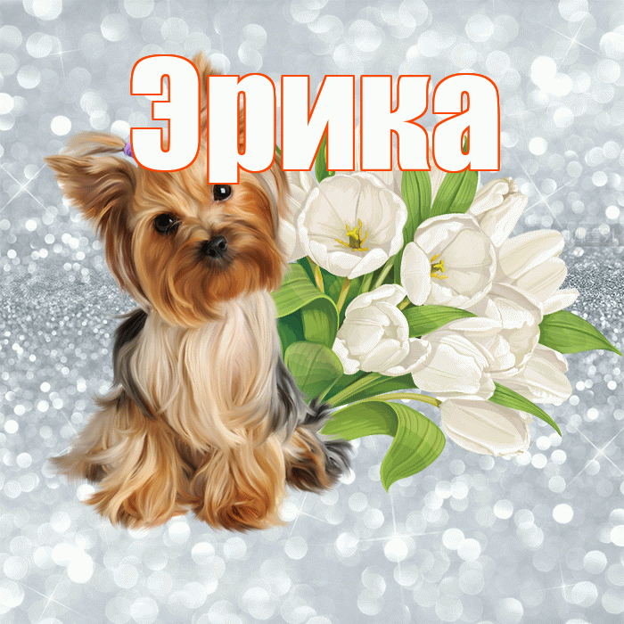Эрика! С добрым утром! Красивая открытка Эриковне!