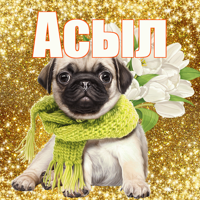 Асыл! С первым воскресеньем весны! Красивая открытка Асылу!