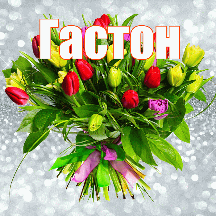Гастон! С первым воскресеньем весны! Красивая открытка Гастону!