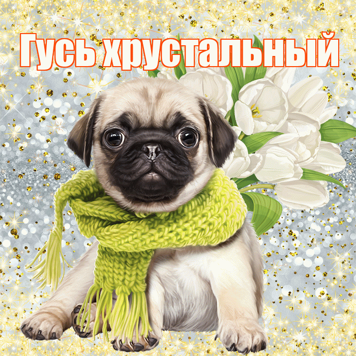 Гусь хрустальный! С первым воскресеньем весны! Красивая открытка !
