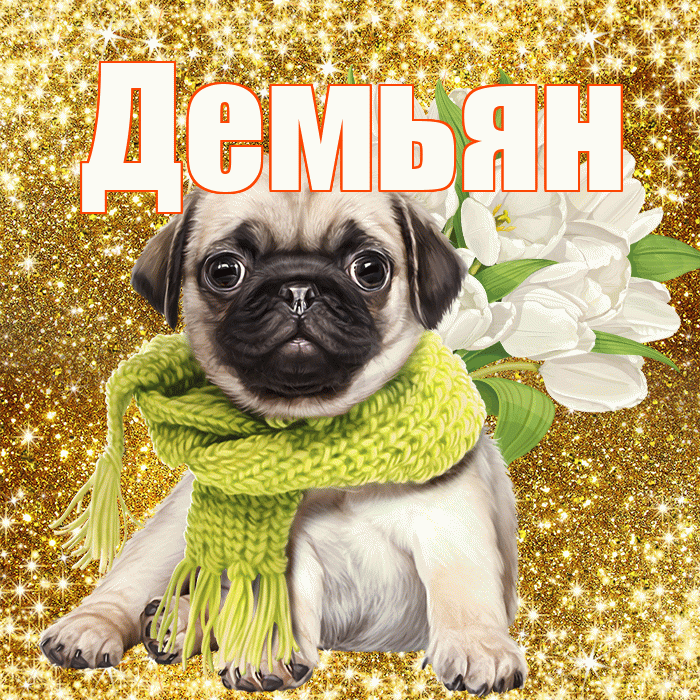 Демьян! С первым воскресеньем весны! Красивая открытка Демьяну!