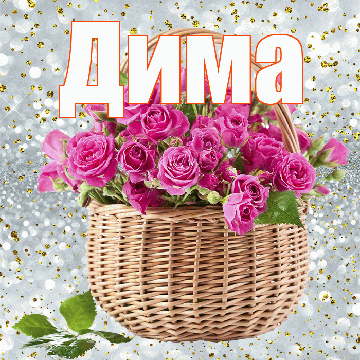Дима! С первым воскресеньем весны! Красивая открытка Диму!