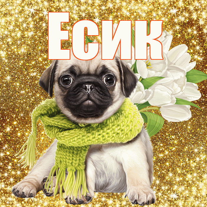 Есик! С первым воскресеньем весны! Красивая открытка Есику!