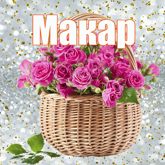 Макар! С первым воскресеньем весны! Красивая открытка Макару!
