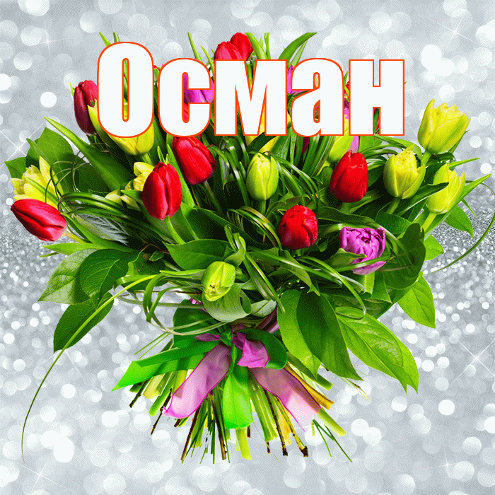 Осман! С первым воскресеньем весны! Красивая открытка Осману!