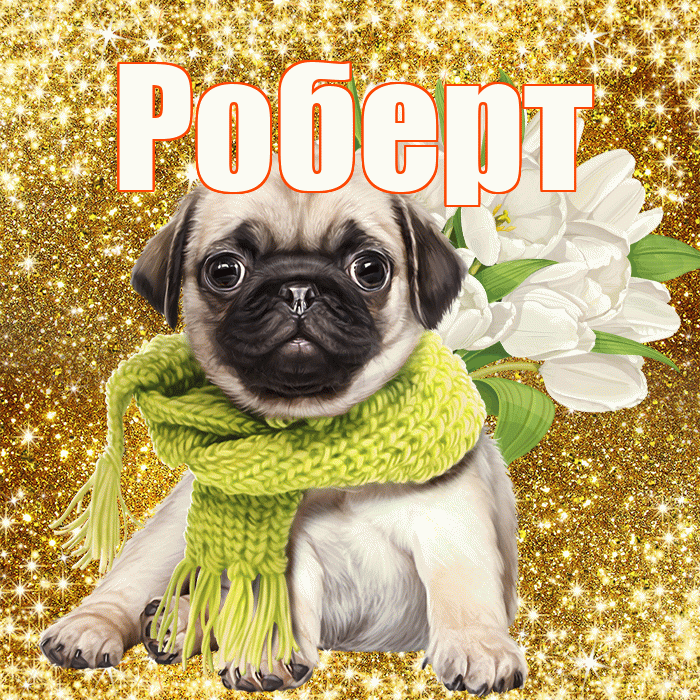 Роберт! С первым воскресеньем весны! Красивая открытка Роберту!