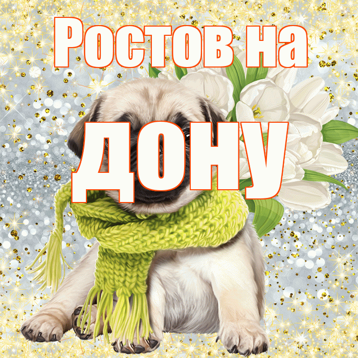 Ростов на дону! С первым воскресеньем весны! Красивая открытка !