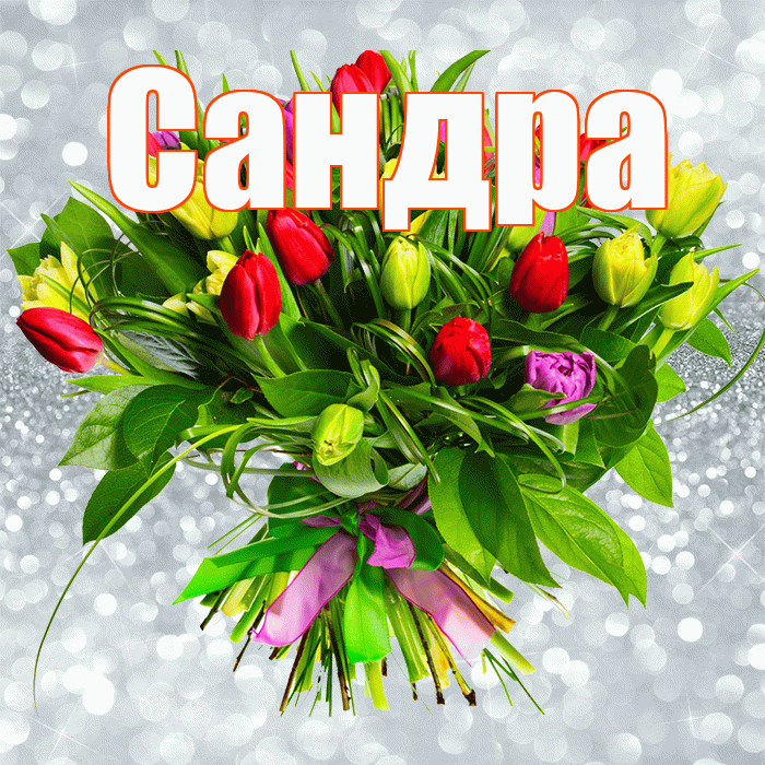 Сандра! С первым воскресеньем весны! Красивая открытка Сандре!