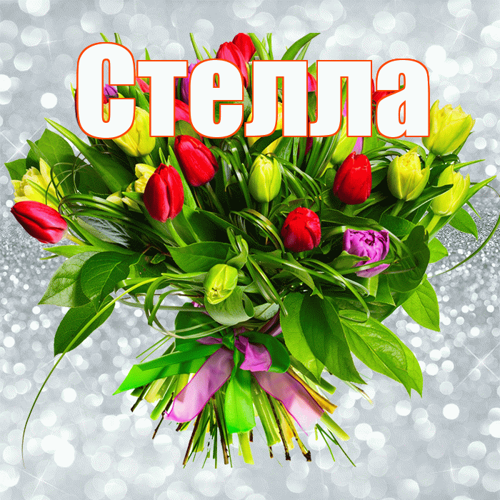 Стелла! С первым воскресеньем весны! Красивая открытка Стелле!