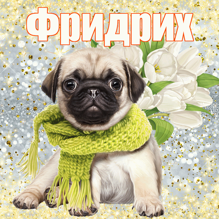 Фридрих! С первым воскресеньем весны! Красивая открытка Фридриху!