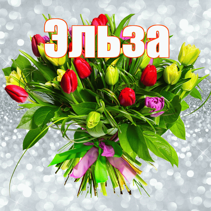 Эльза! С первым воскресеньем весны! Красивая открытка Эльзе!