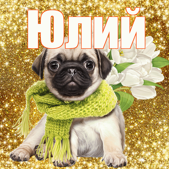 Юлий! С первым воскресеньем весны! Красивая открытка Юлию!