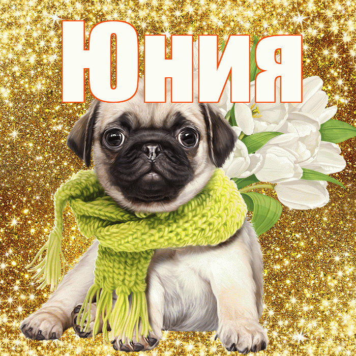 Юния! С первым воскресеньем весны! Красивая открытка Юнии!