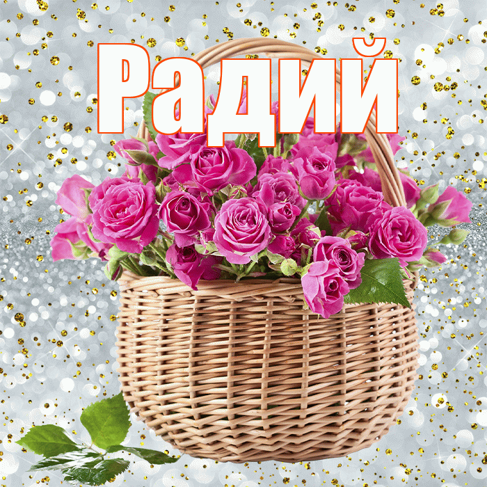 Радий! С первым днем весны! Красивая открытка Радию!