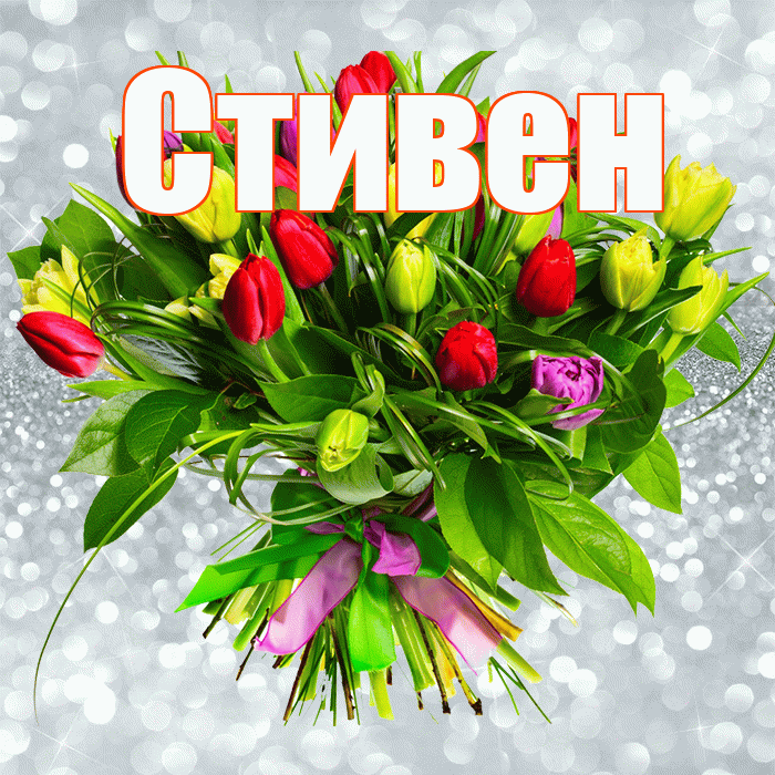 Стивен! С первым днем весны! Красивая открытка Стивену!