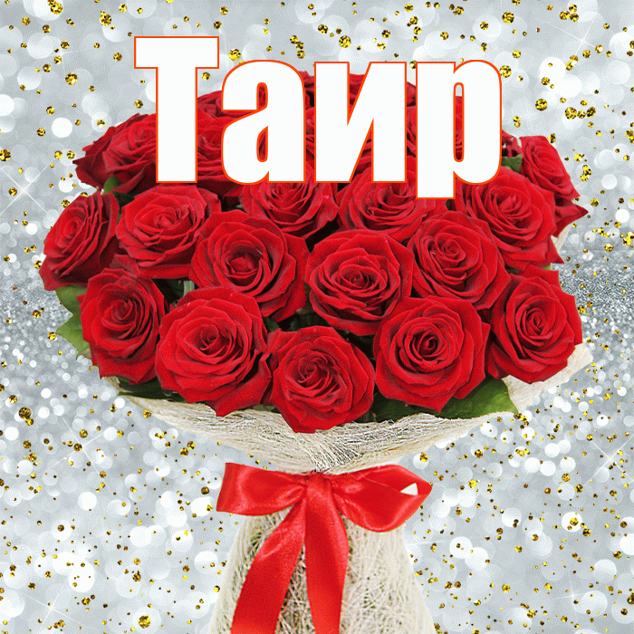 Таир! С первым днем весны! Красивая открытка Таиру!