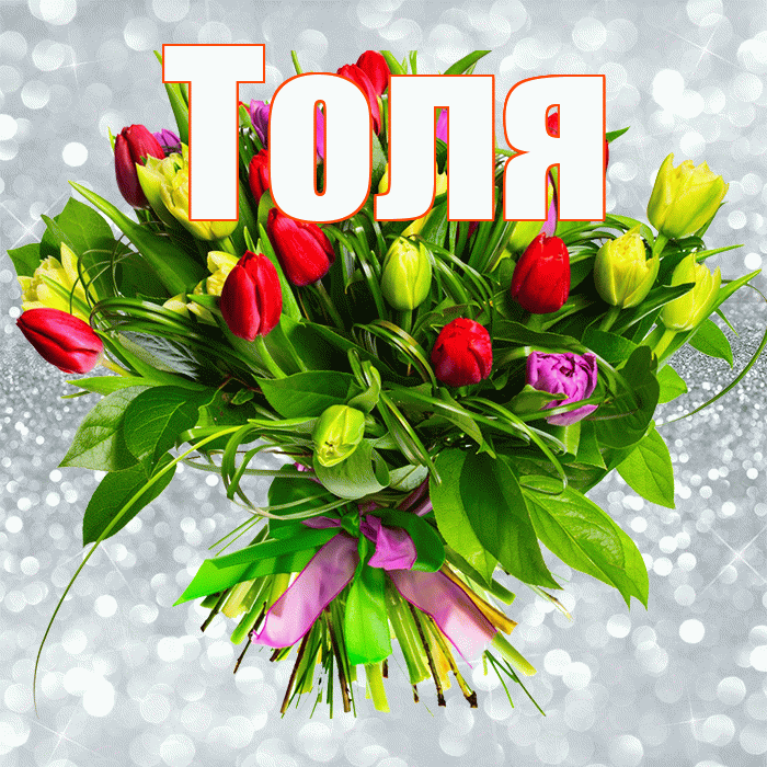 Толя! С первым днем весны! Красивая открытка Толю!