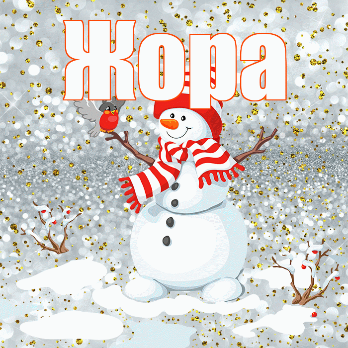 Жора! С первым днем зимы! Красивая открытка Жору!